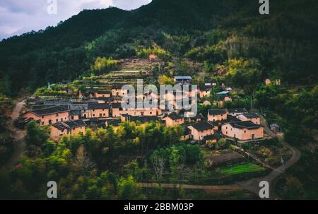 Paesaggio naturale del villaggio tradizionale e storico della Cina Foto Stock