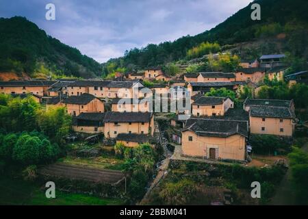 Paesaggio naturale del villaggio tradizionale e storico della Cina Foto Stock