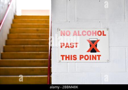 Vista generale della segnaletica a Oakwell Foto Stock