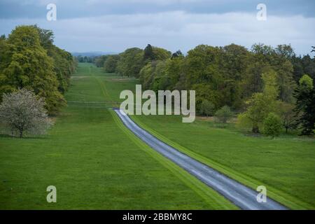 Marchmont House Scottish Borders con Hugo Burge (proprietario) Foto Stock