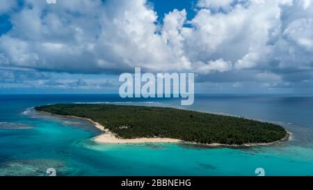 Guyam Isola di Siargao Phillipines veduta aerea Foto Stock