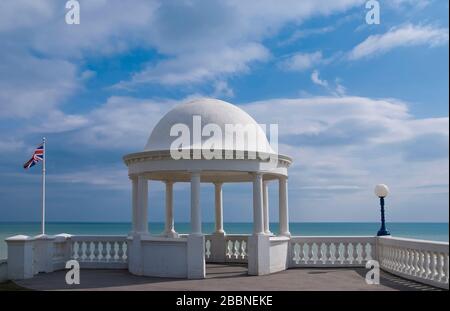 Il Padiglione De la Warr a Bexhill sul Mare. Un bell'esempio di architettura art deco aperta nel 1935 e rigenerata nel 2005 come un cen d'arte contemporanea Foto Stock