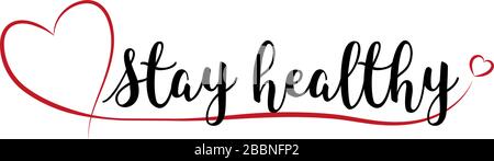 Rimanere in buona salute Illustrazione Vettoriale