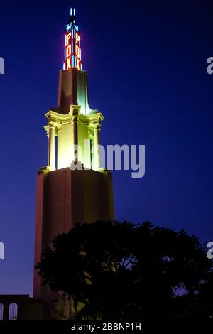 Il Fox Theatre, Westwood Village, conosciuto anche come il Fox Village Theatre, un cinema storico e distintivo a Westwood, Los Angeles, California Foto Stock