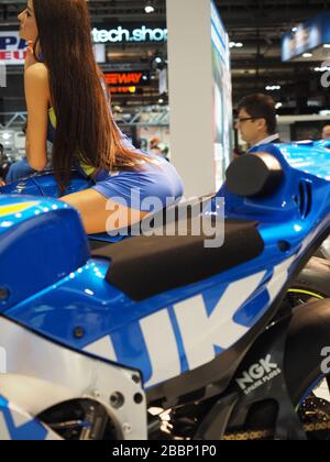 Suzuki, EICMA International moto show, Fiera Milano, Rho, Milano, Lombardia, Italia, Europa Foto Stock