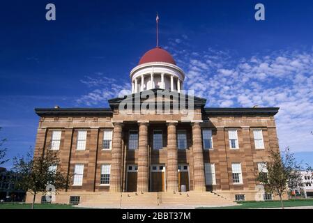 Old state Capitol, Springfield, Illinois Foto Stock