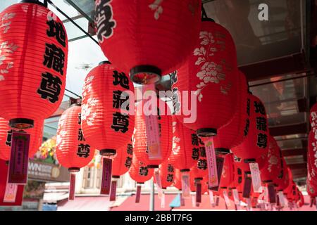 Tempio Reliquico del dente nella città cinese di Singapore Foto Stock