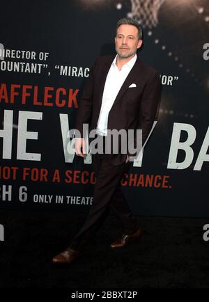 Warner Bros. Immagini "The Way Back" Premiere tenuto al Regal LA Live a Los Angeles, California. Con: Ben Affleck dove: Los Angeles, California, Stati Uniti quando: 01 Mar 2020 Credit: Adriana M. Barraza/WENN Foto Stock