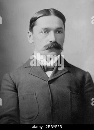 Scienziato serbo Mihaljo Idvorski Pupin (1858-1935), professore alla Columbia University ca. 1910-1915 Foto Stock