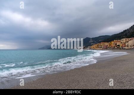 Varigotti splendida località e meta turistica in Liguria, Italia Foto Stock