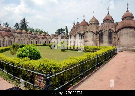 108 shiva tempio a kana bardhaman ovest bengala india Foto Stock