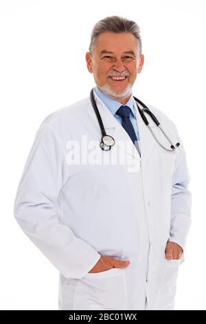 Ritratto di sorridente medico maschio Foto Stock