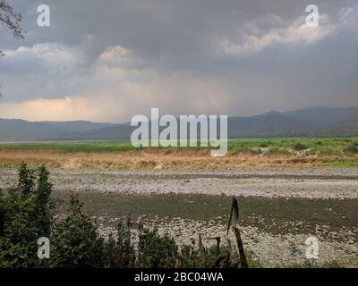 Jim Corbett National Park Paesaggio, Uttarakhand, India Foto Stock