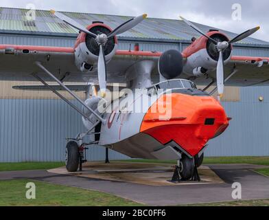 Consolidato PBY-6A Catalina, L-866 al RAF Cosford Museum Foto Stock