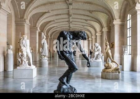 LA GRANDE OMBRA DI AUGUSTE RODIN, BELLE ARTI PALACE, LILLE, NORD, FRANCIA Foto Stock