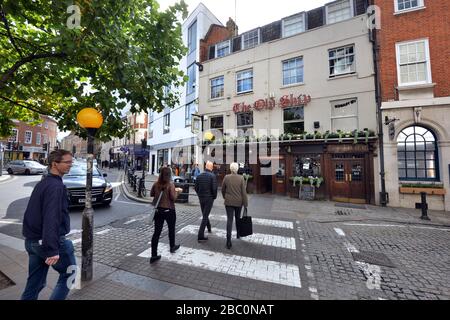 The Old Ship, King Street, Richmond, Londra, Regno Unito Foto Stock