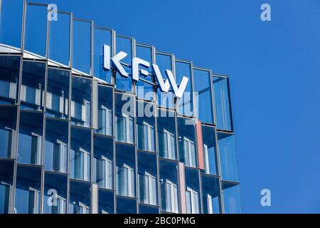 Francoforte sul principale, Hesse, Germania - KFW Bank. Frankfurt am Main, Hessen, Deutschland - KFW Bank. Foto Stock