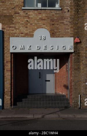 OMK Design Workshop, Canham Road, East Acton, Londra, W3 Foto Stock