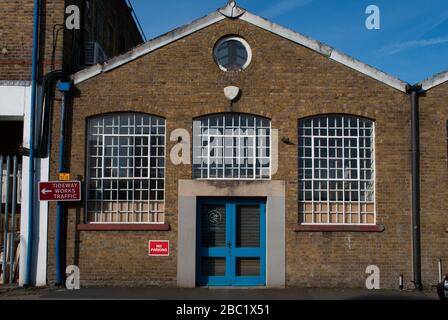 Grierson Workshop cooperative, Canham Road, East Acton, Londra, W3 Foto Stock