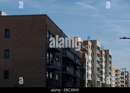 BPTW Architects Tesla Court, Factory Quarter Warple Way, East Acton, Londra, W3 Foto Stock