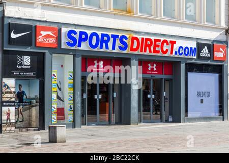 Sports Negozio diretto su Argyle Street nel centro di Glasgow, Scozia, Regno Unito Foto Stock