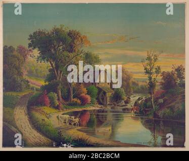 Brier verde fiume W. Va. Foto Stock