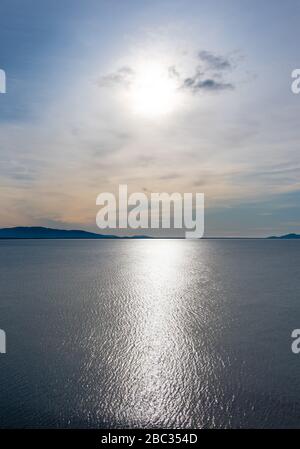 Talamone (Toscana, Italia) - piccolo borgo con porto e castello sul mare, nel comune di Orbetello, Monte Argentario, regione Toscana Foto Stock