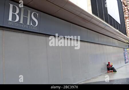 BHS, British Home stores, 67-81 Sauchiehall Street, Glasgow, Scozia, Regno Unito - ora chiuso Foto Stock