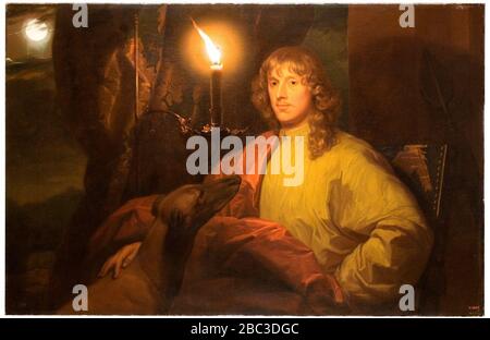 GS-109-Godefridus Schalcken-James Stuart Duca di Lennox e Richmond. Foto Stock