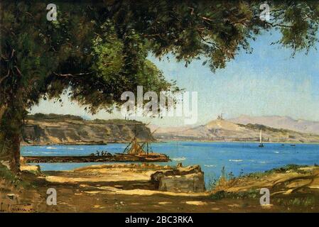 Guigou Paul Camille Tamaris sul mare a Saint Andre vicino Marsiglia. Foto Stock