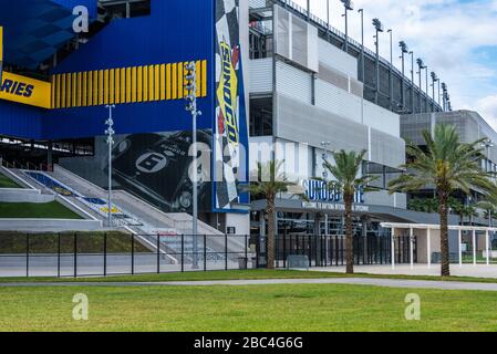 Sunoco Gate al circuito Internazionale di Daytona a Daytona, Florida. (STATI UNITI) Foto Stock