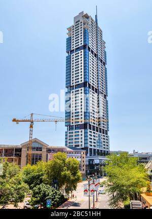 Johannesburg, Sud Africa, 31 Gennaio - 2020: Il più alto edificio di grattacieli dell'Africa. Foto Stock