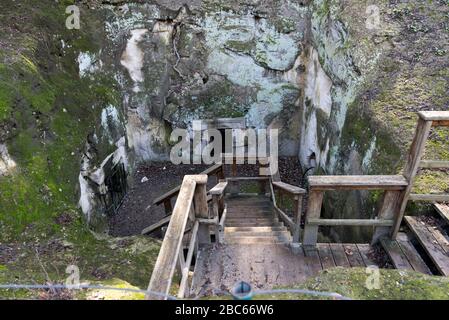 Bet She'arim National Park nella regione Galilea, Israele Foto Stock