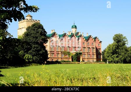 Austria, castello Brugg nel parco pubblico di Bruck/Leitha Foto Stock