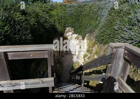 Bet She'arim National Park nella regione Galilea, Israele Foto Stock