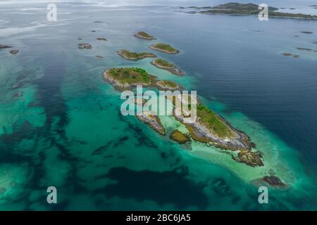 Isole CARIBIC in Norvegia Foto Stock