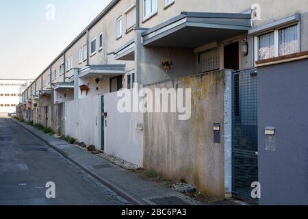 Frankfurt am Main, Siedlung Römerstadt, Gesamtplanung 1927-1929 von Ernst May Foto Stock