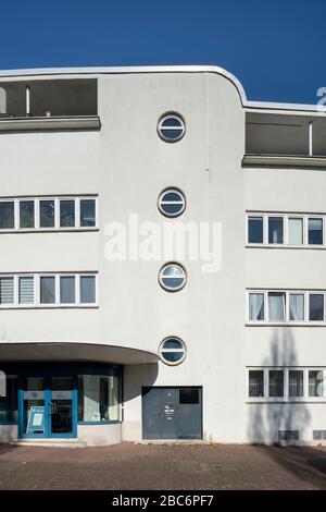 Frankfurt am Main, Siedlung Römerstadt, Gesamtplanung 1927-1929 von Ernst May Foto Stock
