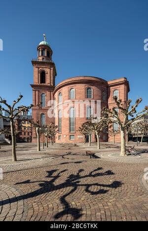 Francoforte sul meno, Paulskirche, Ostfassade Foto Stock