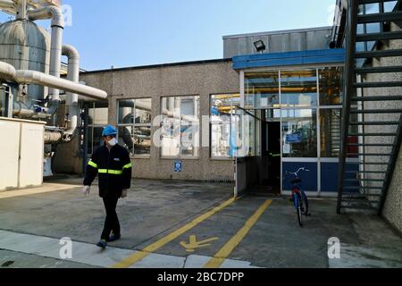 Solio Spa Oxygen Production Plant Oxygen Extraction area per la produzione - il cuore produttivo della Società (Flavio della Muzia/Fotogramma, Caponago (Monza) - 2020-04-03) p.s. la foto e' utilzzabile nel rispetto del manifesto in cui e' stata, e senza intendimento del decoro delle One rapate Foto Stock