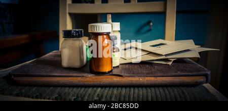 ufficio dentale abbandonato, luogo perduto Foto Stock