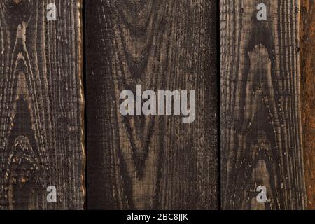 Il vecchio legno marrone texture. Il vecchio grunge textured scuro dello sfondo di legno. Foto Stock