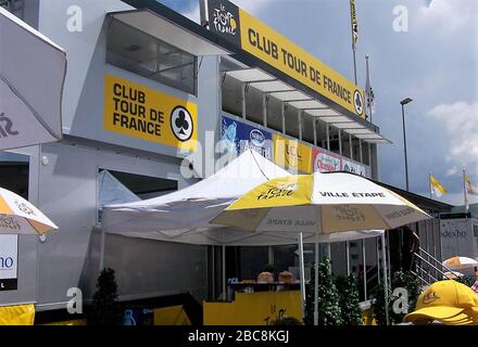 Caravanne Publicitaire durante il Tour de France 2006, pista ciclabile 15 gara,Gap - l'Alpe-d'Huez il 18 giugno 2006 in 'Alpe-d'Huez, Francia - Foto Laurent Lairys /DPPI Foto Stock