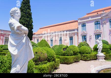 Queluz Palazzo Nazionale, Queluz, Lisbona, Portogallo, Europa Foto Stock