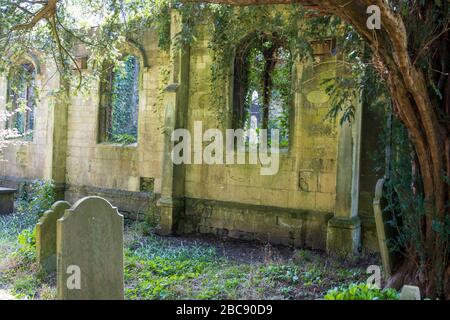 St Marys Churchyard, Bathwick, Bath Foto Stock