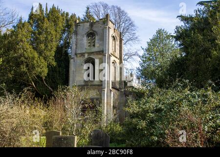 St Marys Churchyard, Bathwick, Bath Foto Stock