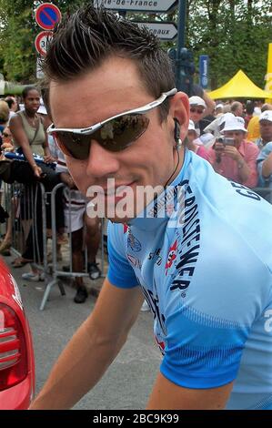 Markus Fothen di Gerolsteiner durante il Tour de France 2006, pista ciclabile 20 gara, Antony-Parc de Sceaux – Parigi Champs-Élysées il 23 giugno 2006 ad Antony, Francia - Foto Laurent Lairys /DPPI Foto Stock