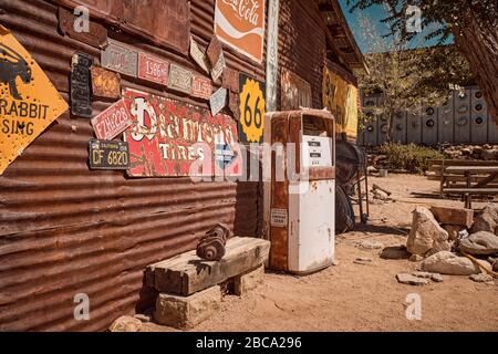 USA, Stati Uniti d'America, California, Arizona, Route 66, Historic Route 66, Seligman, Kingman, Williams, Hackberry, Foto Stock