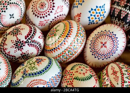 Uova di Pasqua sorbiana Foto Stock