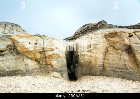 Europa, Portogallo, Estremadura, Centro, Praia d'El Rey, baia rocciosa Foto Stock